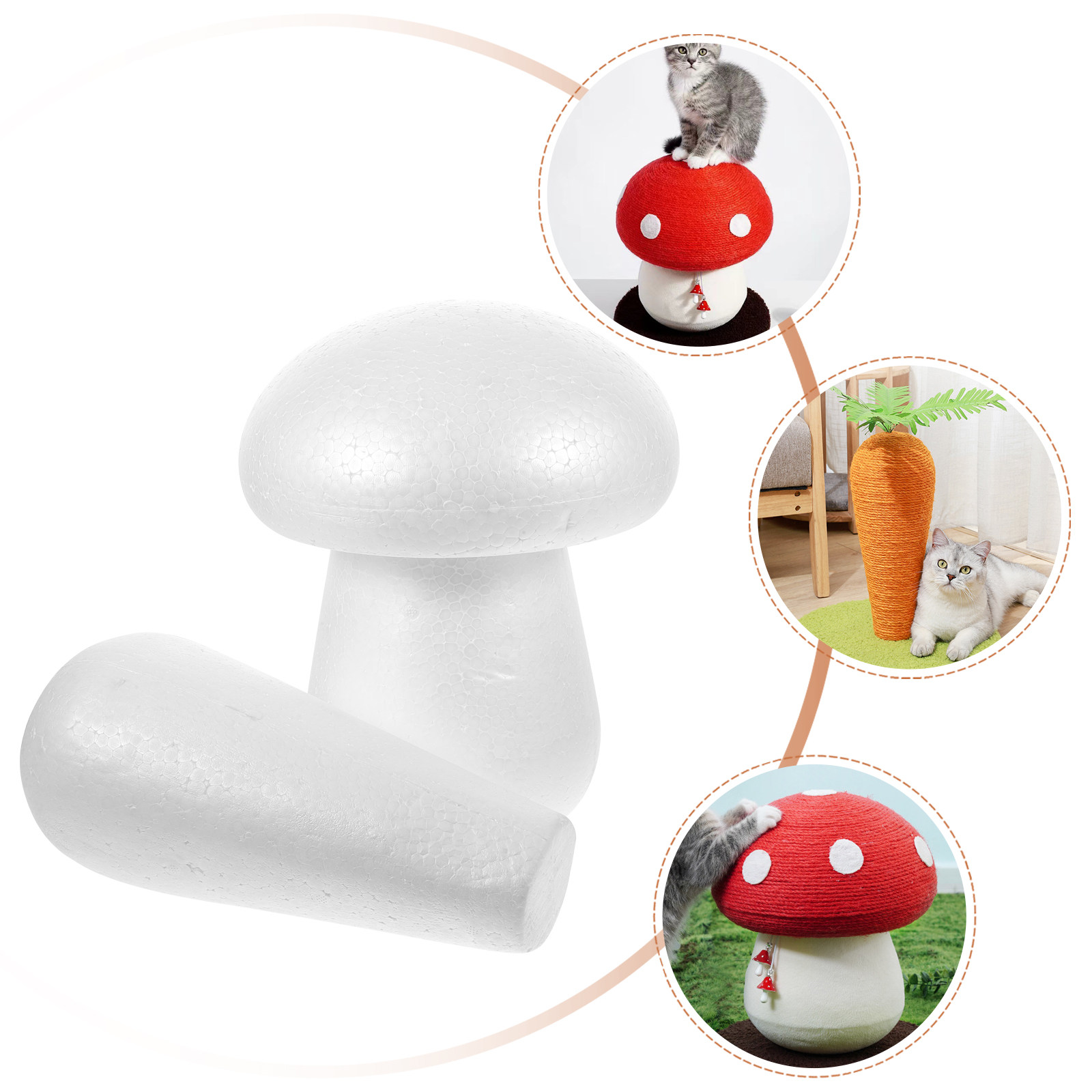 2Pcs Vegetable-Shaped DIY Foam - Art Craft Vegetables recensie en prijs