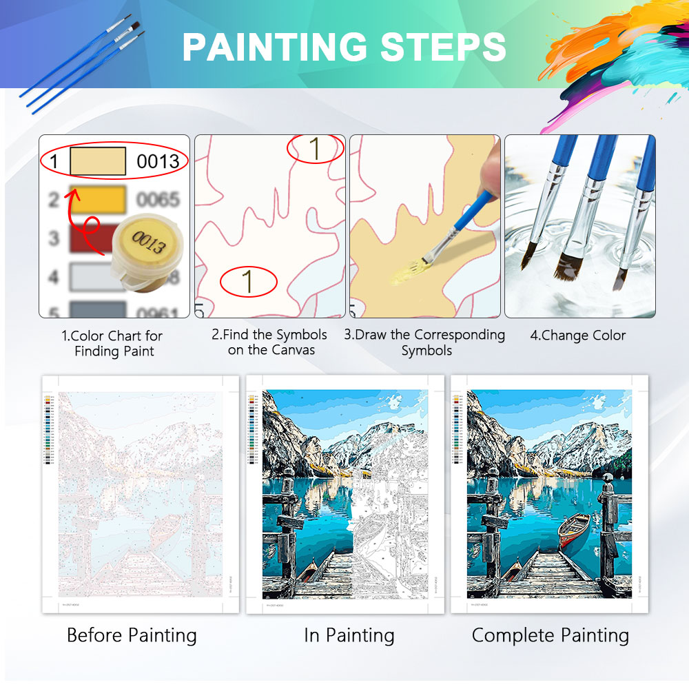 HUACAN Painting By Number Kits - Art And Craft Numbers recensie en prijs