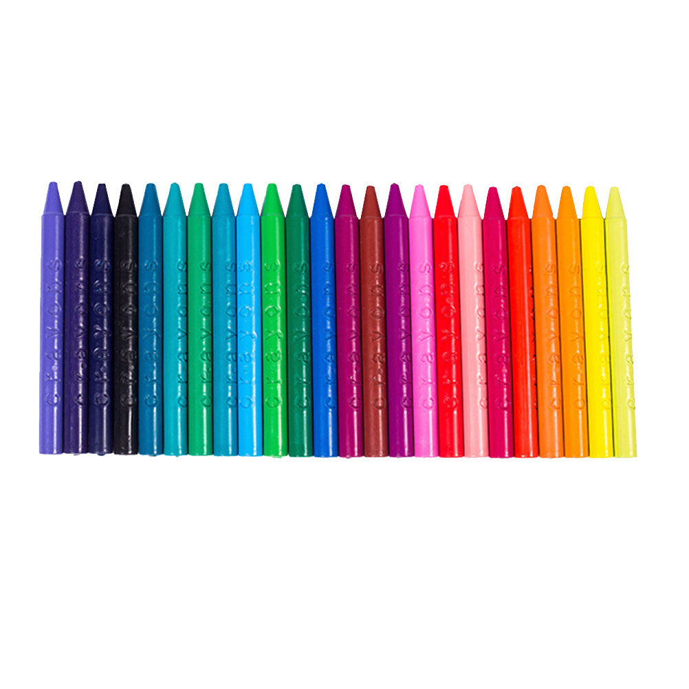 1Pack 24 Colors Round Crayons  - Art Craft Activities For Preschoolers recensie en prijs