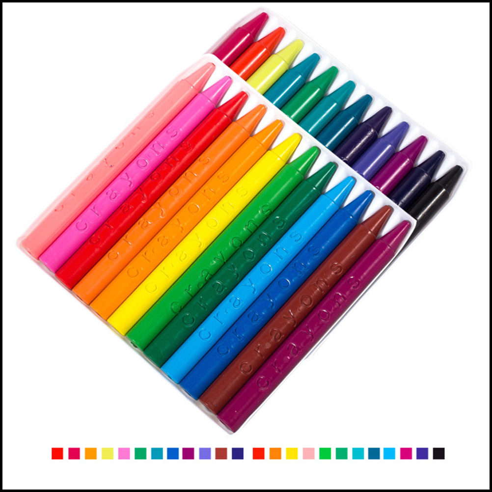 1Pack 24 Colors Round Crayons  - Art Craft Activities For Preschoolers recensie en prijs