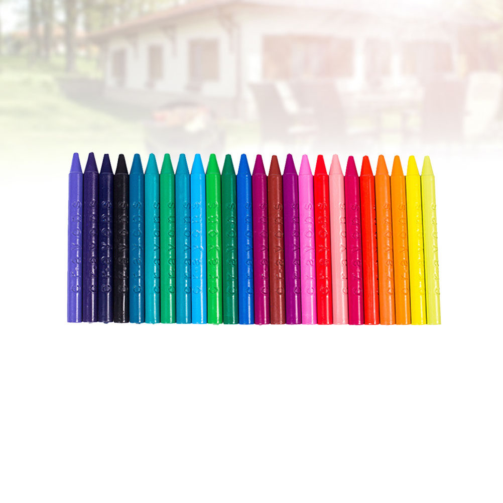 1Pack 24 Colors Round Crayons  - Art Craft Activities For Preschoolers recensie en prijs