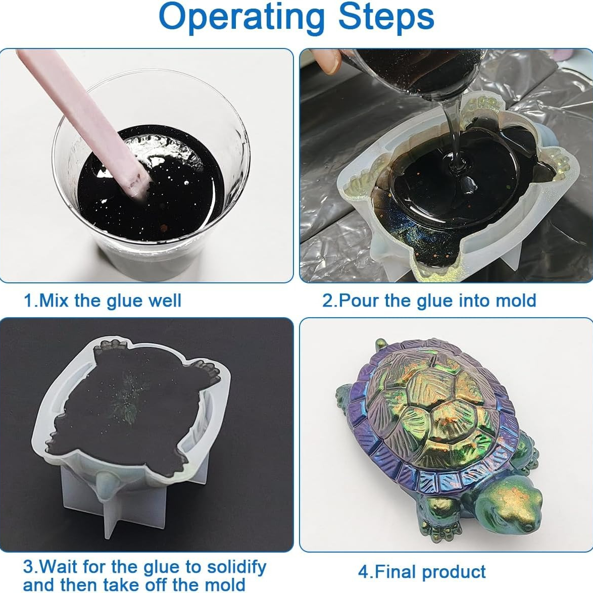 3D Tortoise Resin Molds Thick  - Art And Craft Nature recensie en prijs