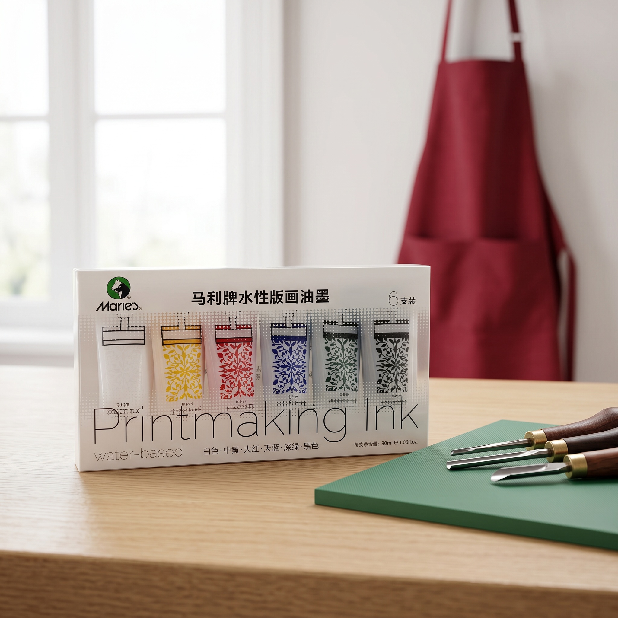 6Pcs Marie's Water-based Print - Lino Printing Block recensie en prijs
