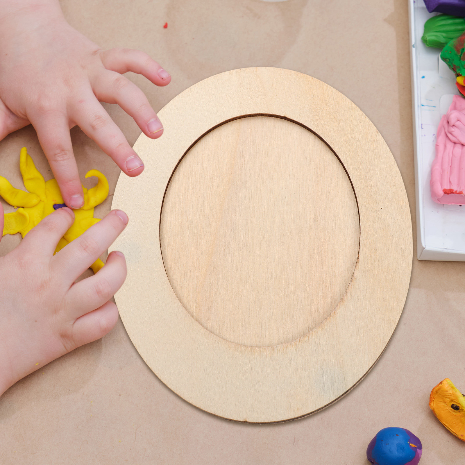 DIY Unfinished Wooden Oval Pho - Art Craft Activities For Preschoolers recensie en prijs