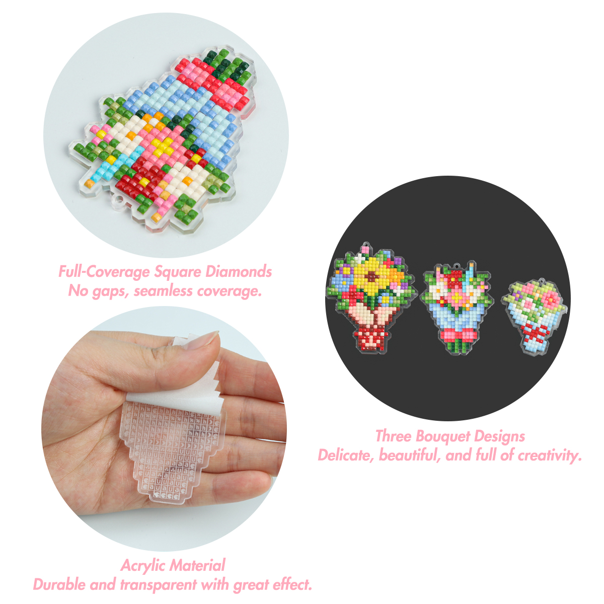 FOREVER YOUNG 3PCS Bouquet Acr - Diamond Painting Kit recensie en prijs
