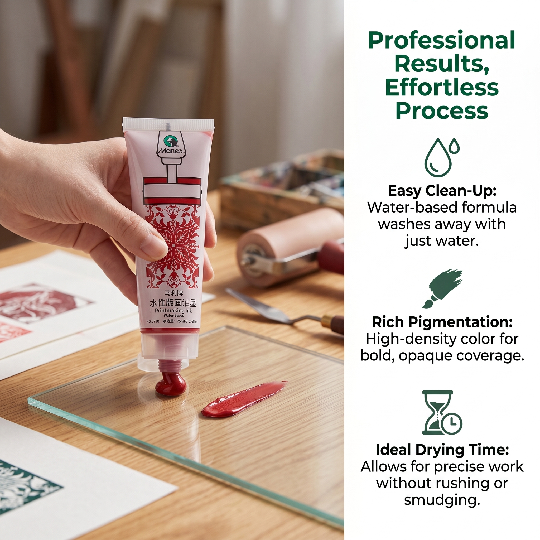6Pcs Marie's Water-based Print - Lino Printing Block recensie en prijs