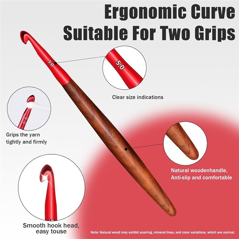 【LAST CHANCE】Ergonomic Crochet - Crochet Hook Set recensie en prijs