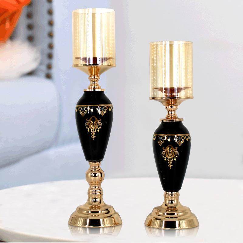 Candlestick ornament metal gla - Art Craft Restaurant recensie en prijs