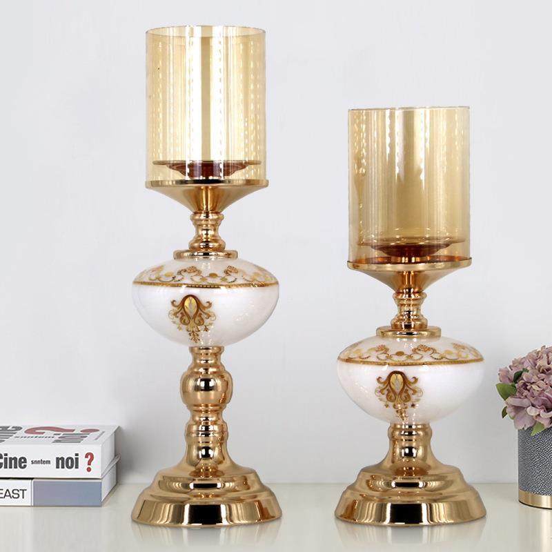 Candlestick ornament metal gla - Art Craft Restaurant recensie en prijs