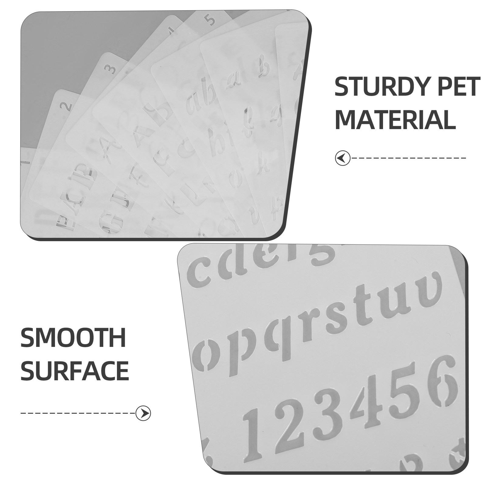 12 Sheets Letter Stencils Mult - Art Craft Furniture recensie en prijs