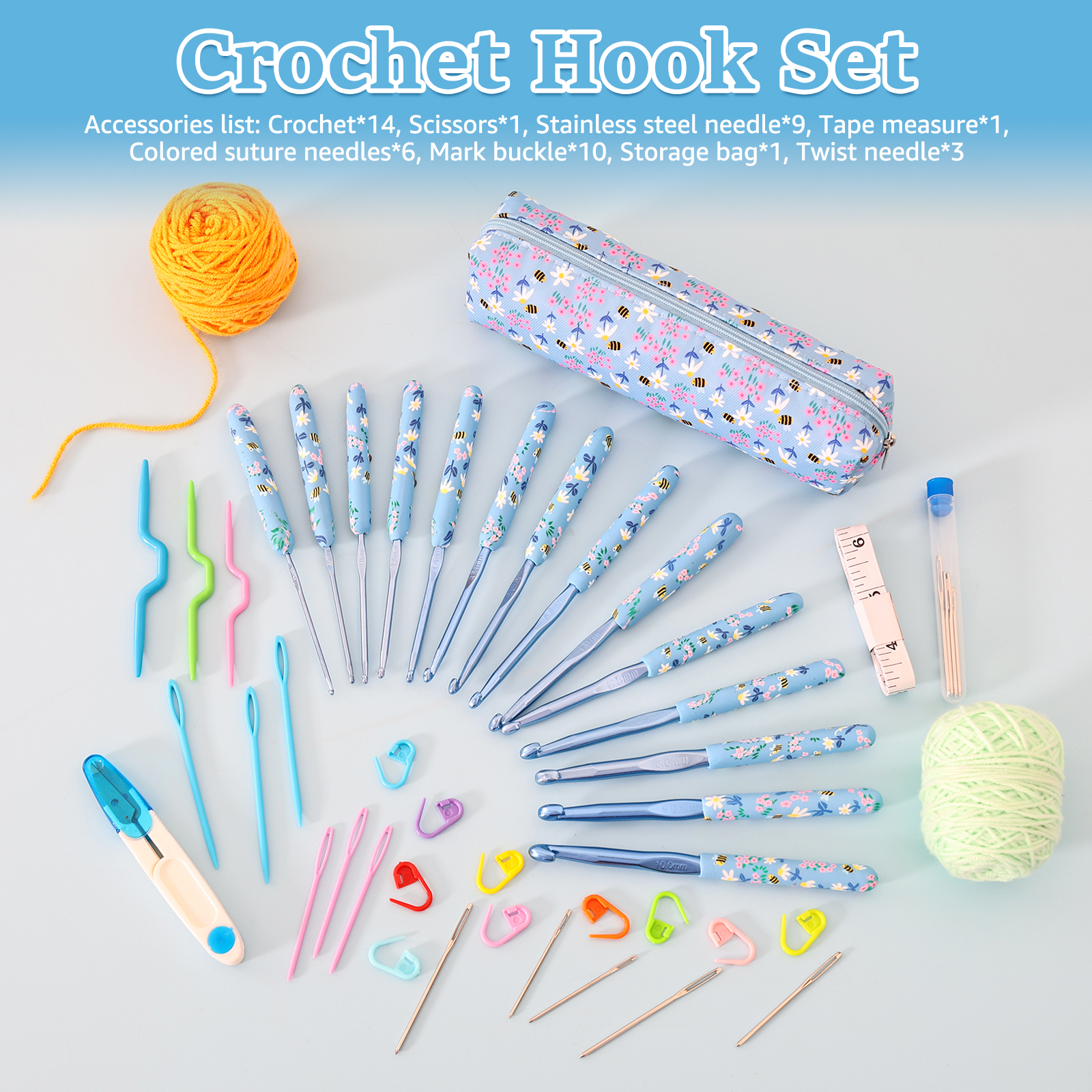 Colorful Crochet Hooks Set Erg - Crochet Hook Set recensie en prijs