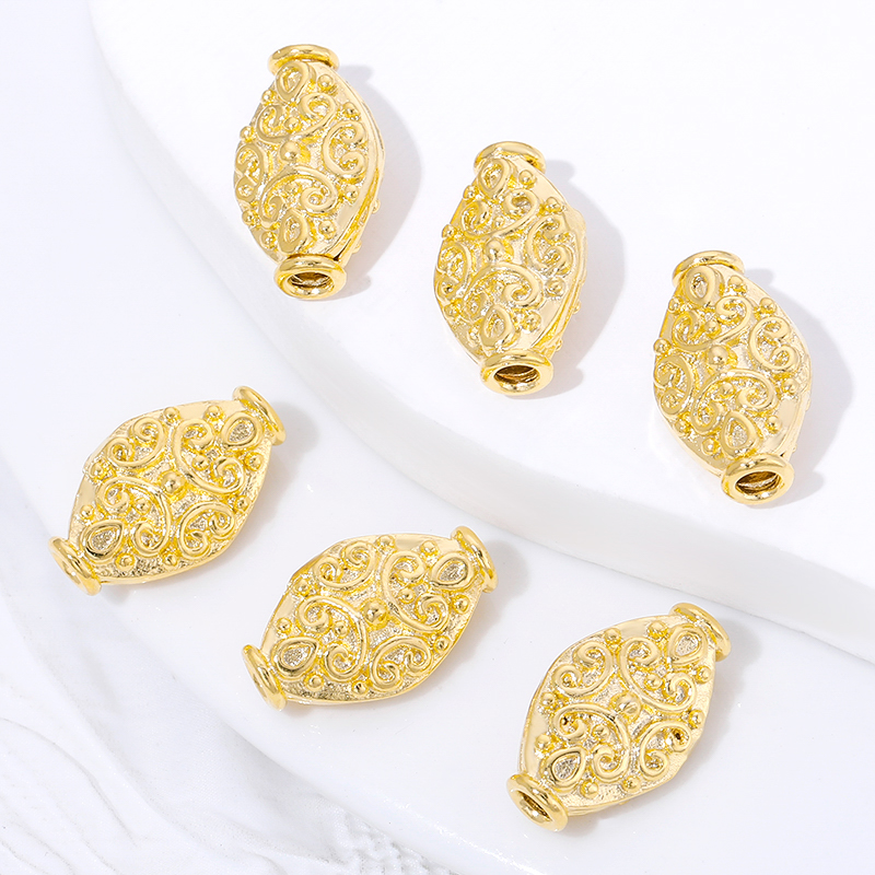 18K Gold Plated Oval Loose Bea - Art Craft Ideas recensie en prijs
